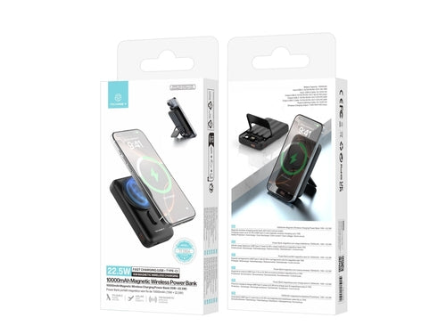 Techancy Power Bank Magnetico Sem Fios 10000mAh TF2804 15W Wireless